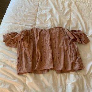 ASTR blush pink top